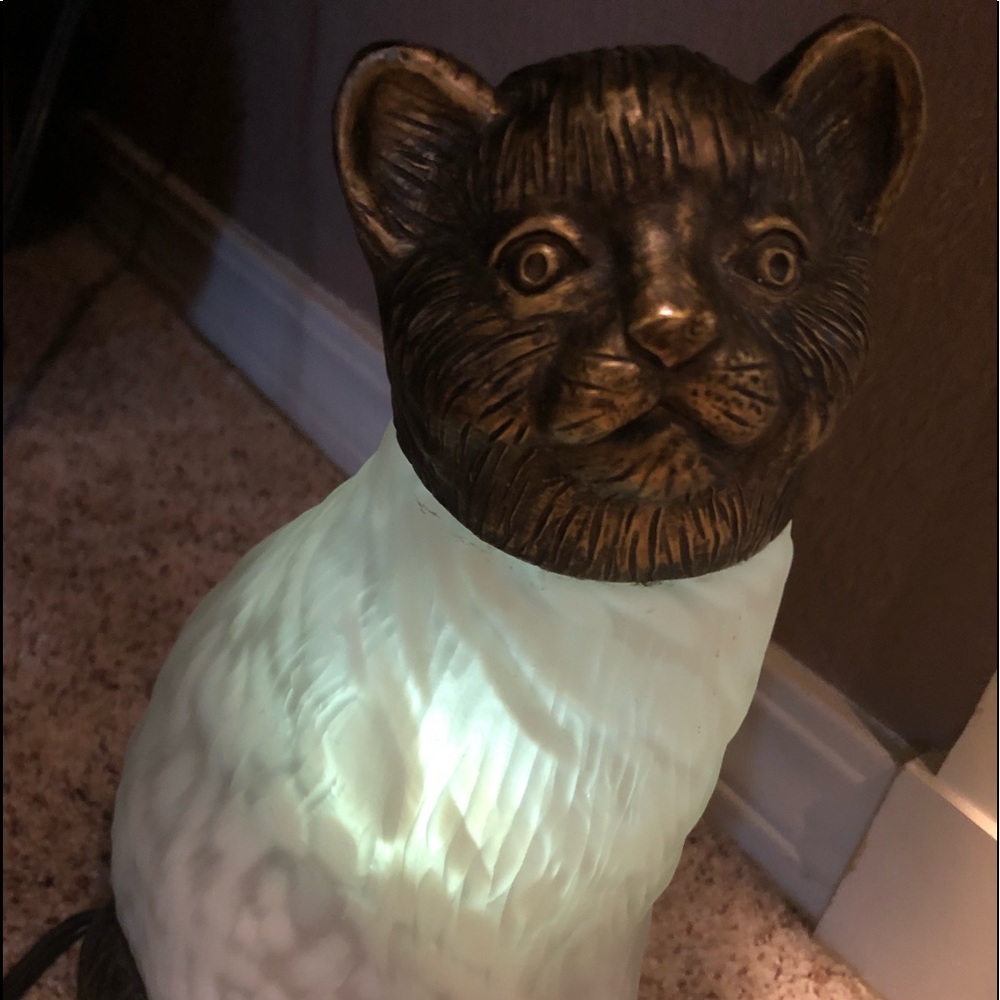 Unique kitty lamp